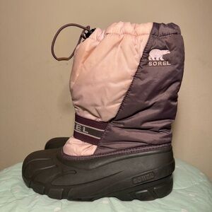 Sorel Kids Pink and Purple Insulated Boots